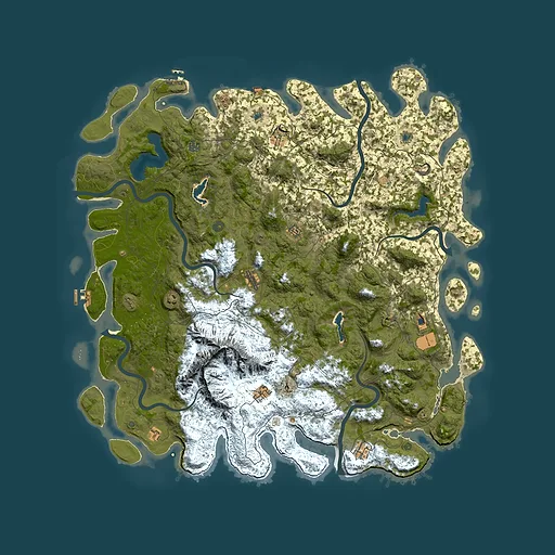 Rust map seed 1655541338, 5850x5850m top-down preview