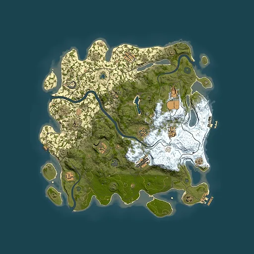 Rust map seed 1700601435, 4150x4150m top-down preview