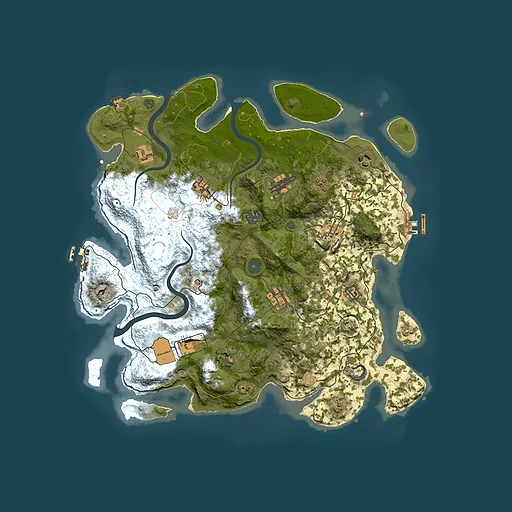Rust map seed 339041250, 3950x3950m top-down preview
