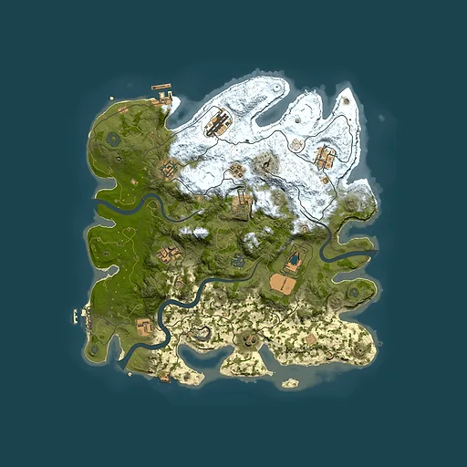 Rust map seed 1733137528, 3750x3750m top-down preview
