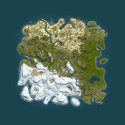 Rust map seed 982275408, 4550x4550m top-down preview