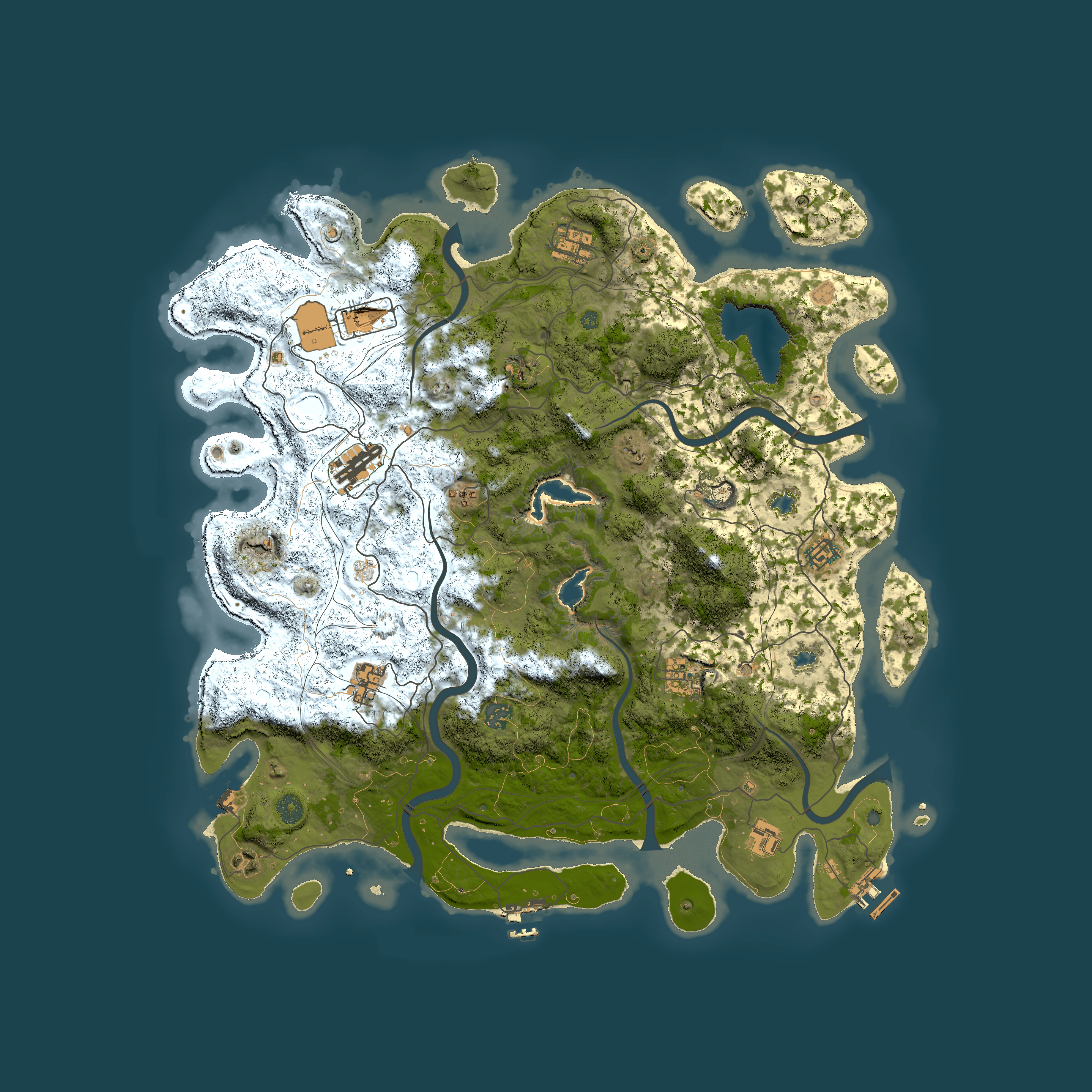 Full top-down render of Rust map seed 1867470339, 4650x4650m