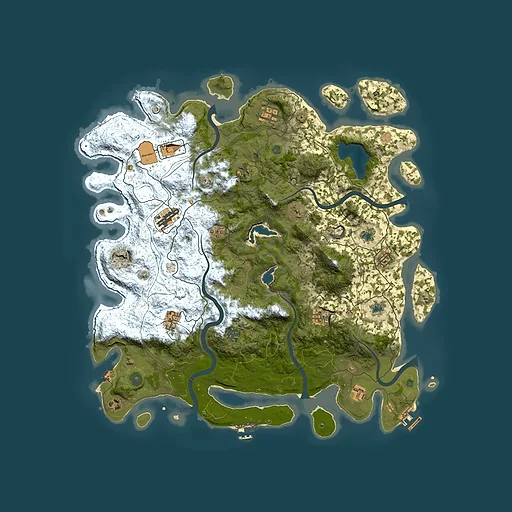 Rust map seed 1867470339, 4650x4650m top-down preview