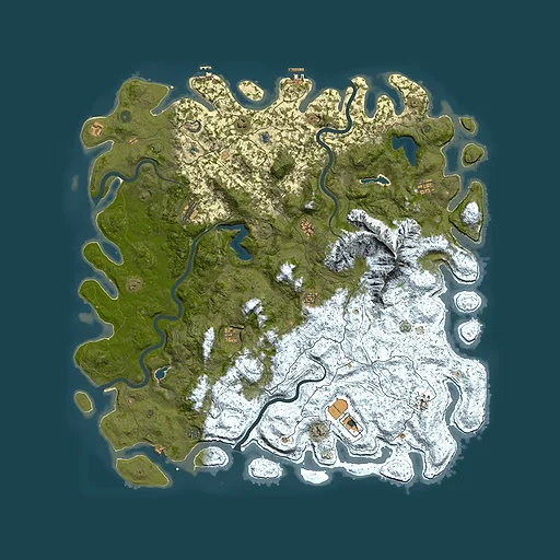 Rust map seed 1715907684, 6000x6000m top-down preview