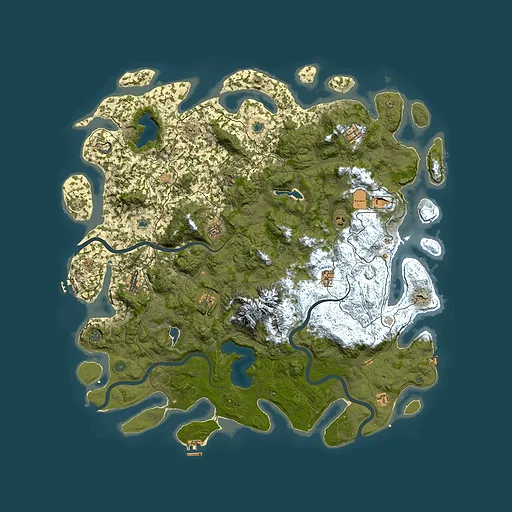 Rust map seed 901220318, 5500x5500m top-down preview