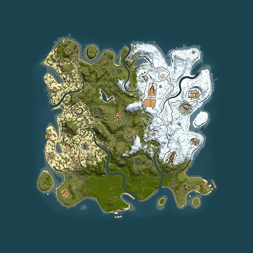 Rust map seed 1778203406, 4300x4300m top-down preview