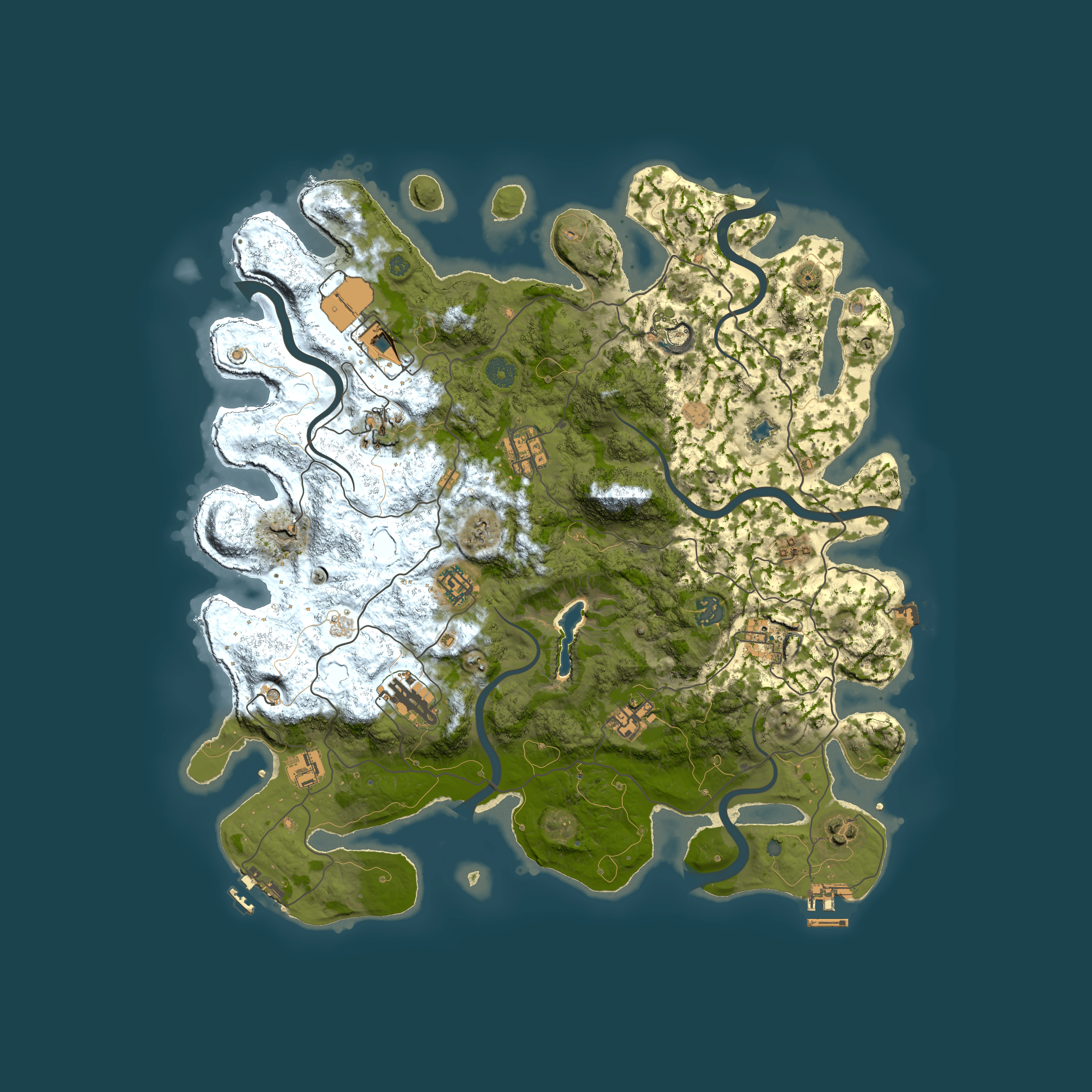 Full top-down render of Rust map seed 635080442, 4200x4200m
