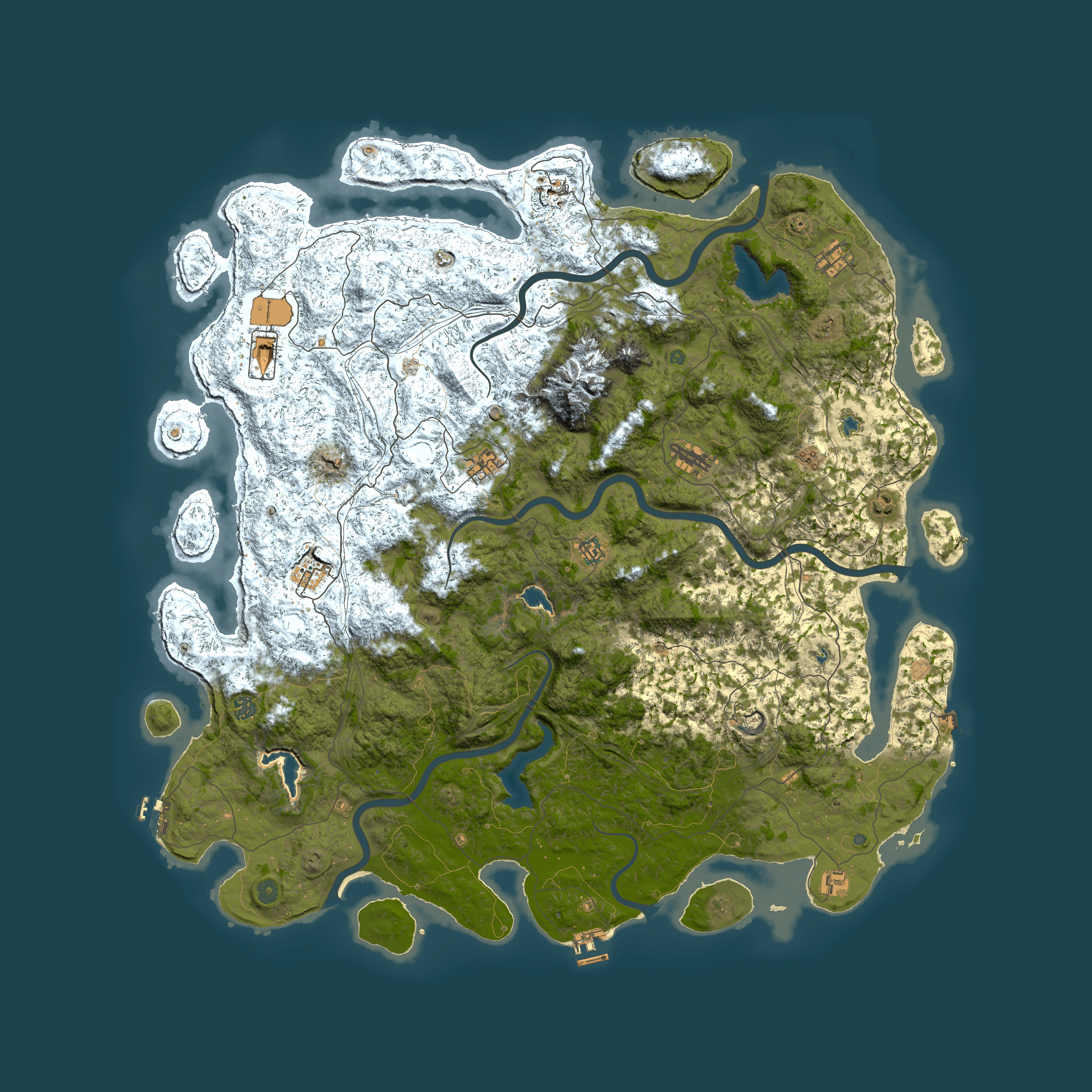 Full top-down render of Rust map seed 1170526171, 5700x5700m