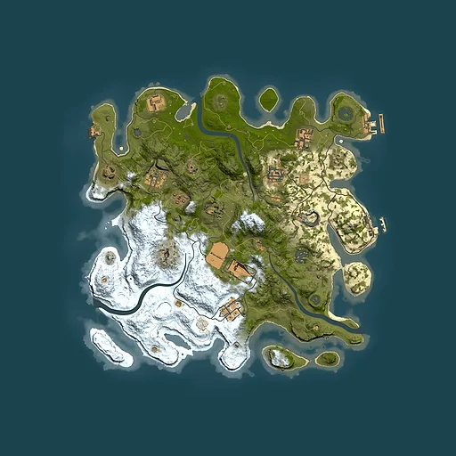 Rust map seed 220540189, 3550x3550m top-down preview