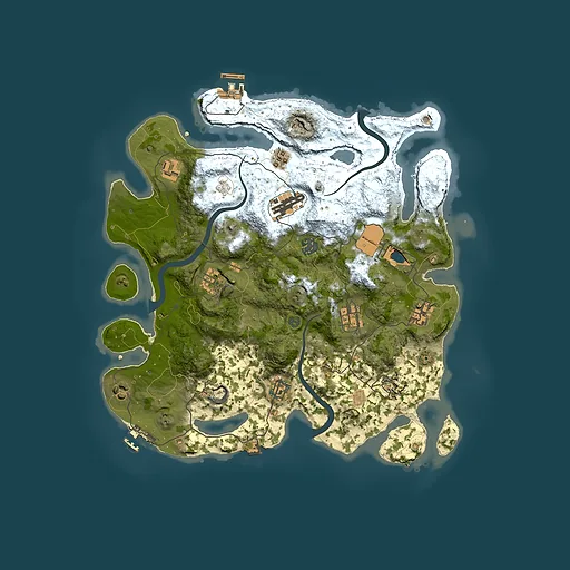 Rust map seed 1980884131, 3750x3750m top-down preview