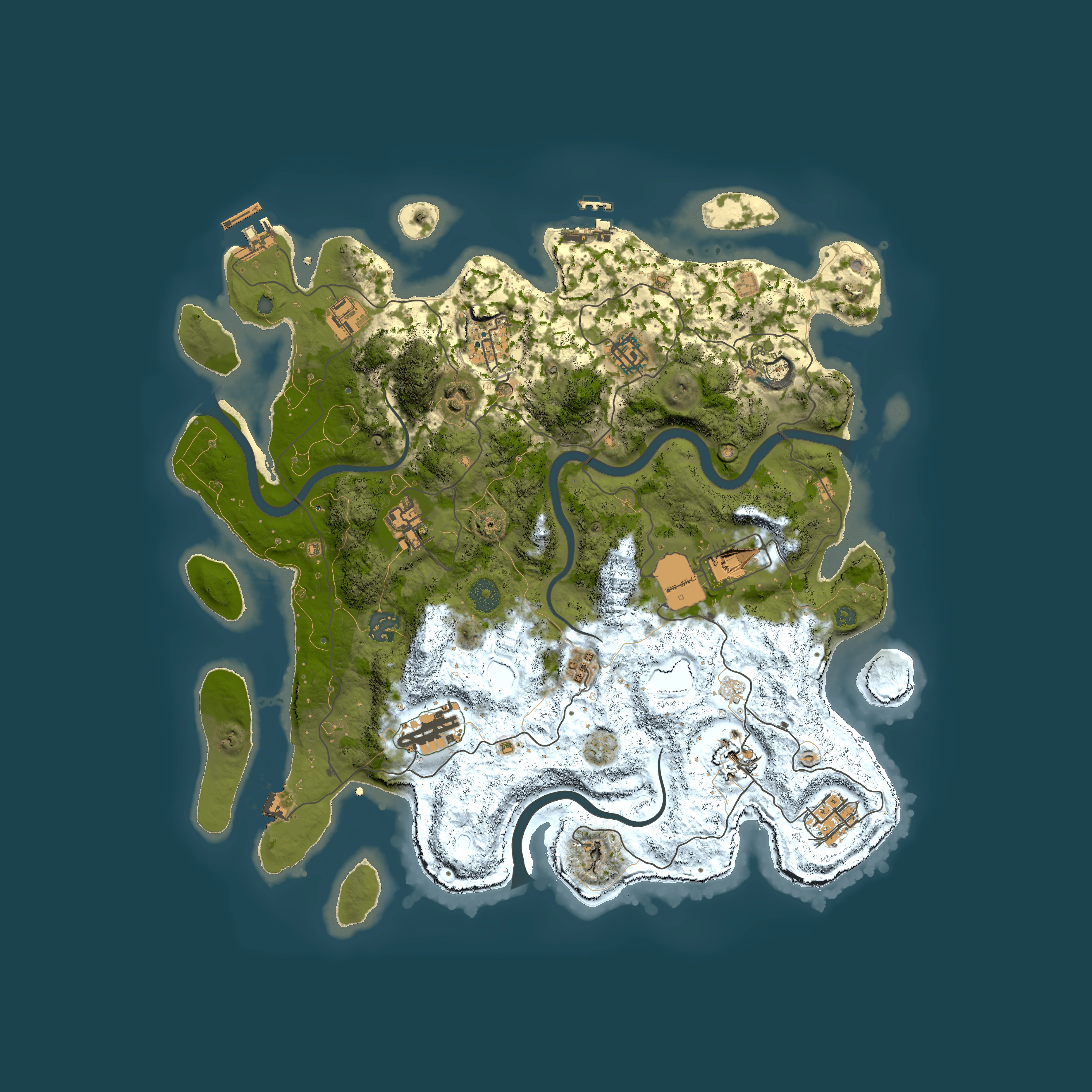 Full top-down render of Rust map seed 1784017562, 3950x3950m