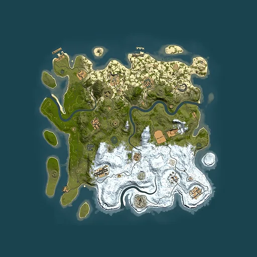 Rust map seed 1784017562, 3950x3950m top-down preview