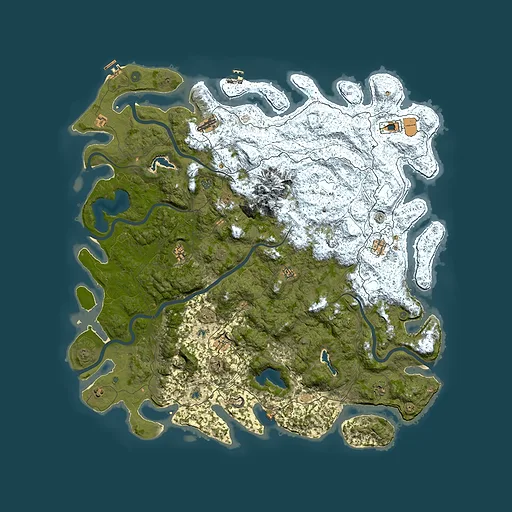 Rust map seed 1854349527, 5900x5900m top-down preview
