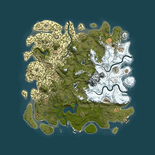 Rust map seed 820680562, 5150x5150m top-down preview