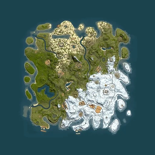 Rust map seed 1478393235, 4550x4550m top-down preview