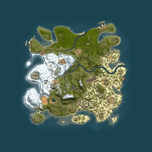 Rust map seed 1469951509, 3600x3600m top-down preview