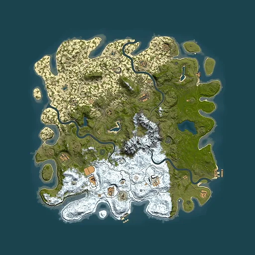 Rust map seed 1039749910, 5150x5150m top-down preview