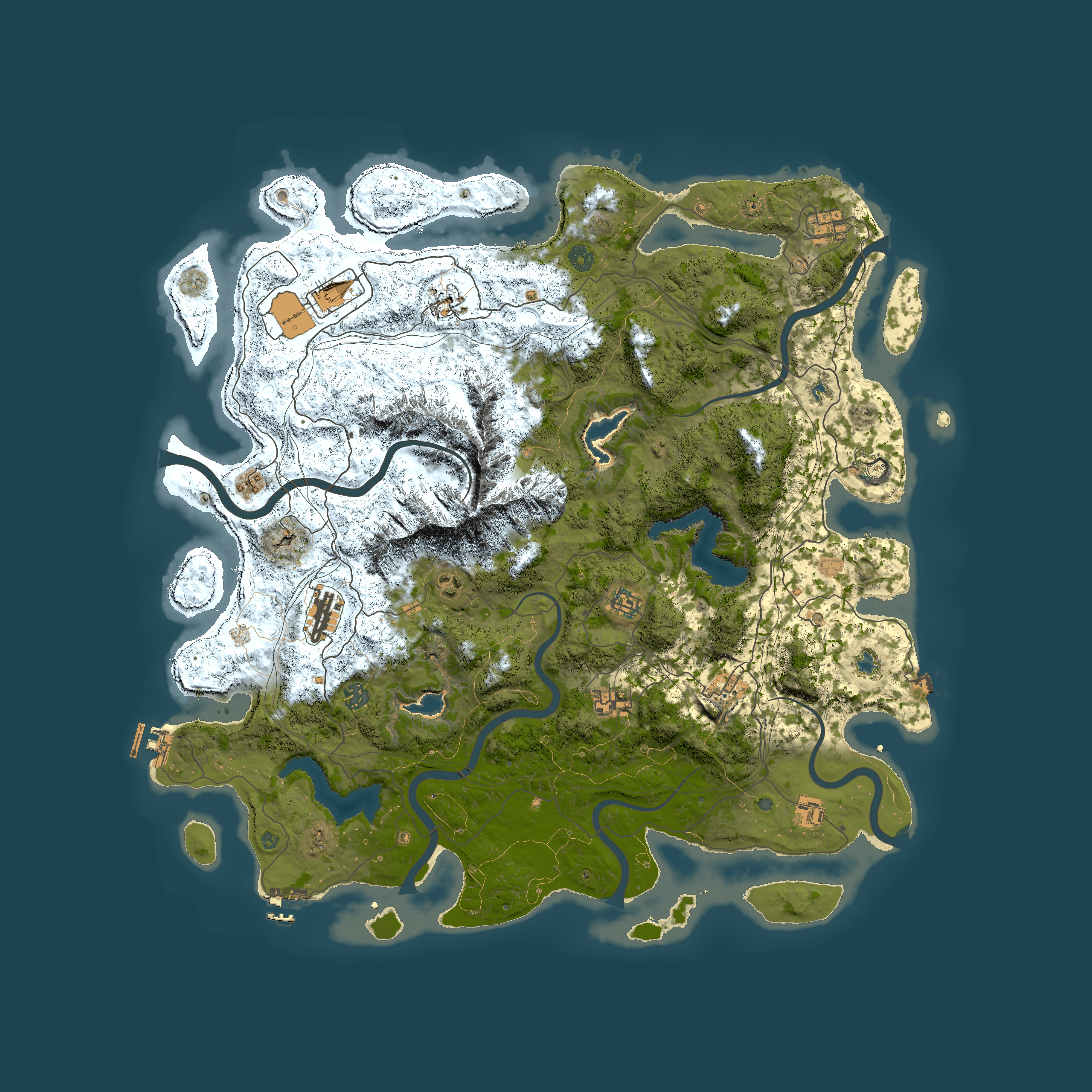 Full top-down render of Rust map seed 936319792, 5000x5000m