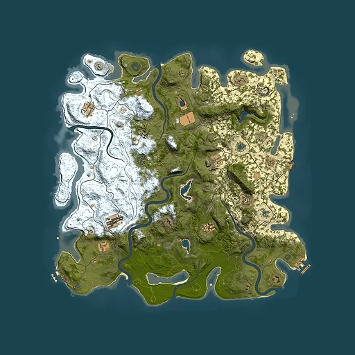 Rust map seed 1214013710, 4700x4700m top-down preview