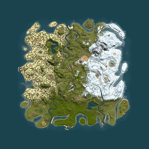 Rust map seed 1378998515, 5100x5100m top-down preview