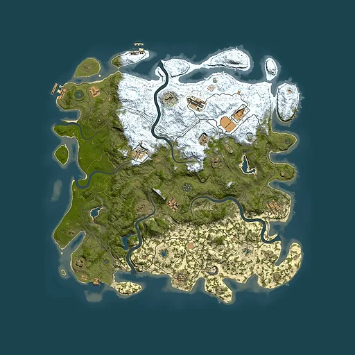 Rust map seed 2022516001, 4750x4750m top-down preview