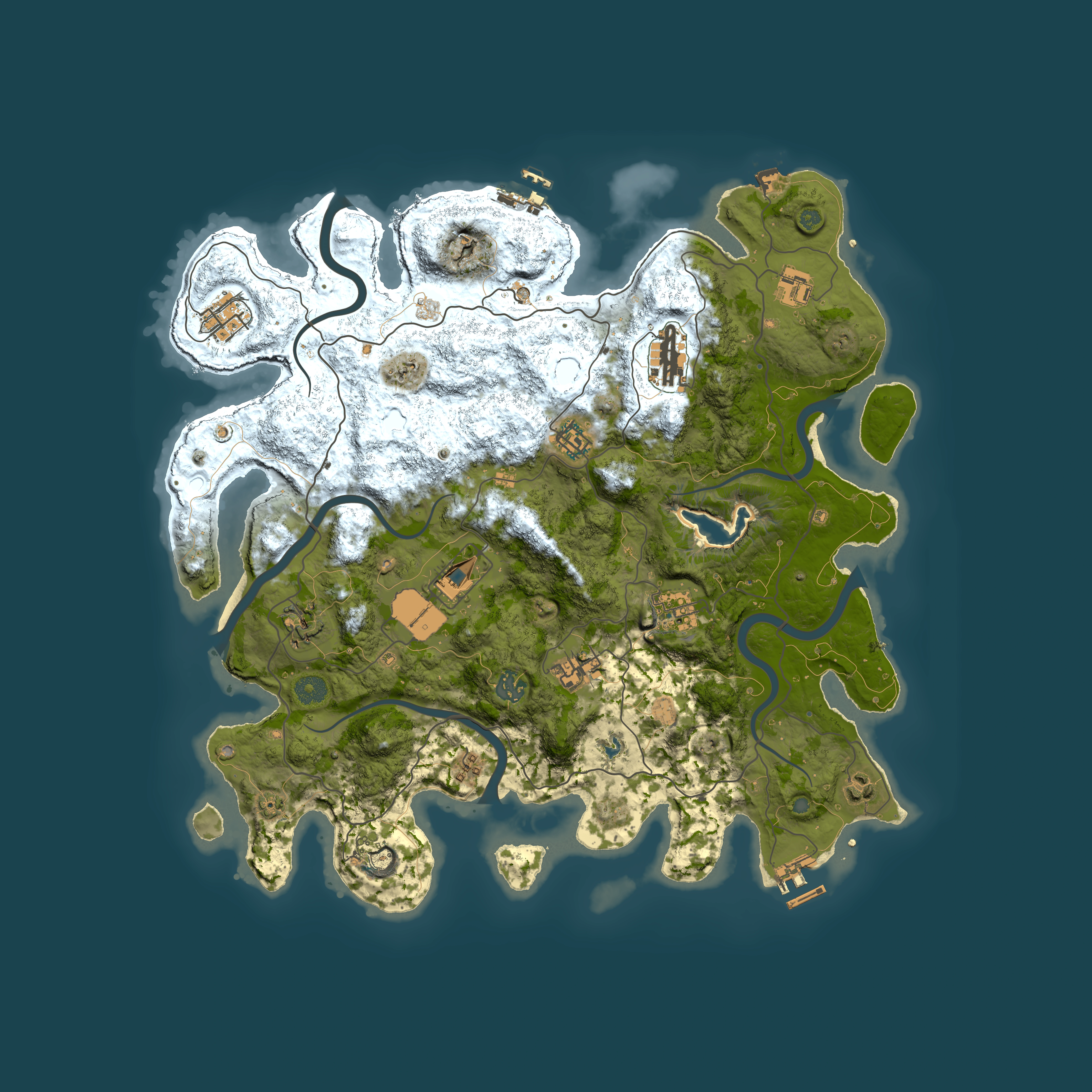 Full top-down render of Rust map seed 772479660, 4150x4150m