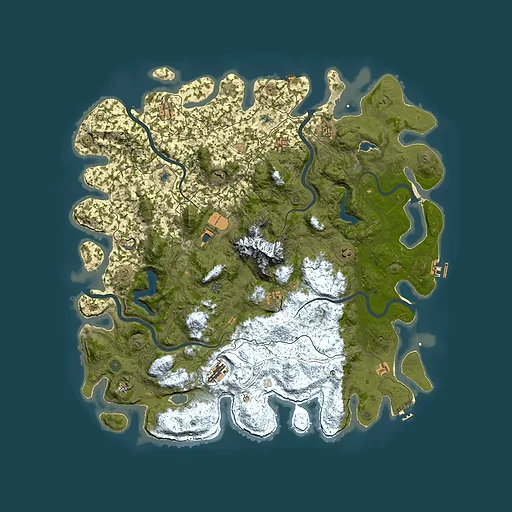 Rust map seed 539061541, 5400x5400m top-down preview