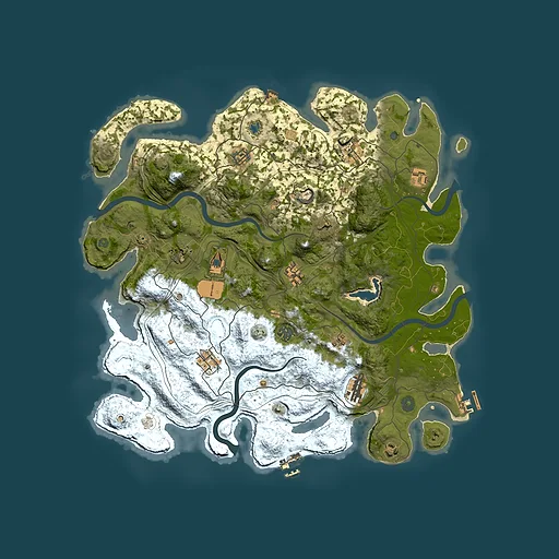 Rust map seed 1514593642, 4350x4350m top-down preview