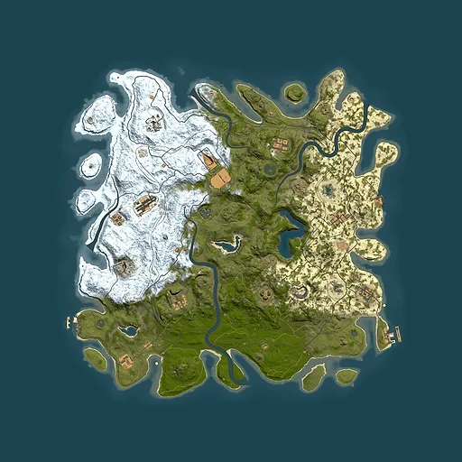 Rust map seed 939381779, 4700x4700m top-down preview