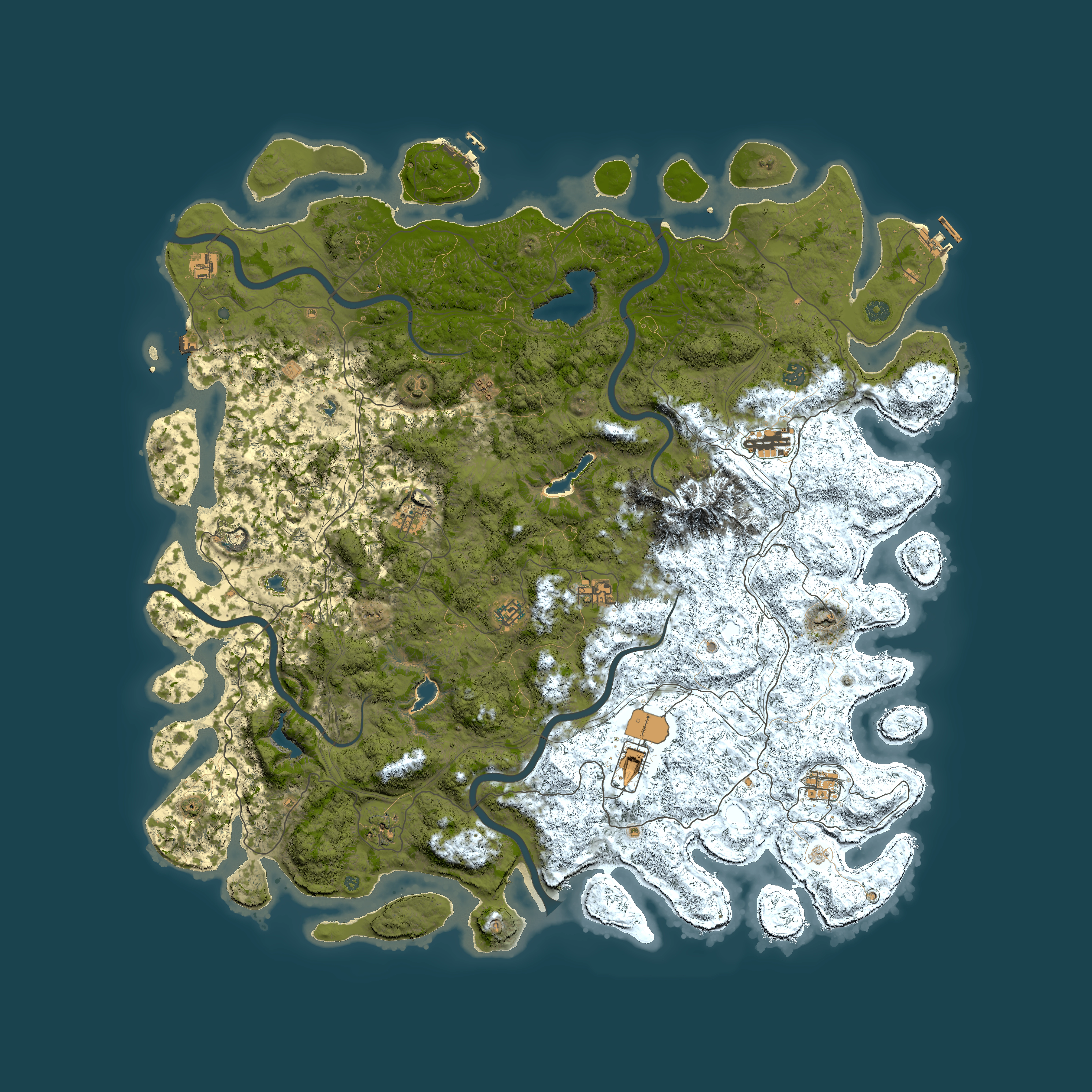 Full top-down render of Rust map seed 1726208071, 5700x5700m
