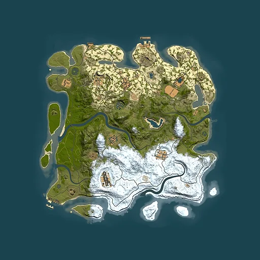 Rust map seed 604211409, 4000x4000m top-down preview