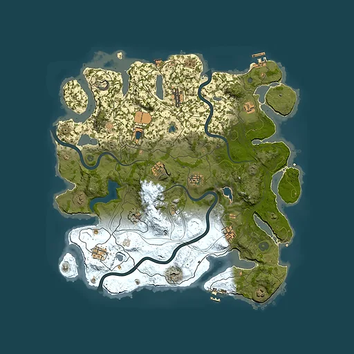 Rust map seed 2638, 4250x4250m top-down preview