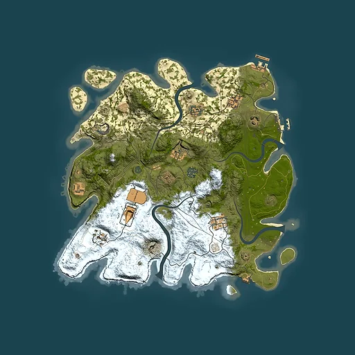 Rust map seed 1337, 3800x3800m top-down preview