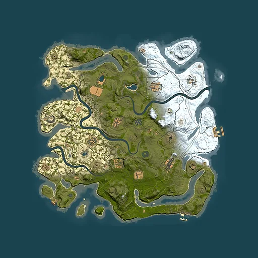Rust map seed 1337, 4250x4250m top-down preview