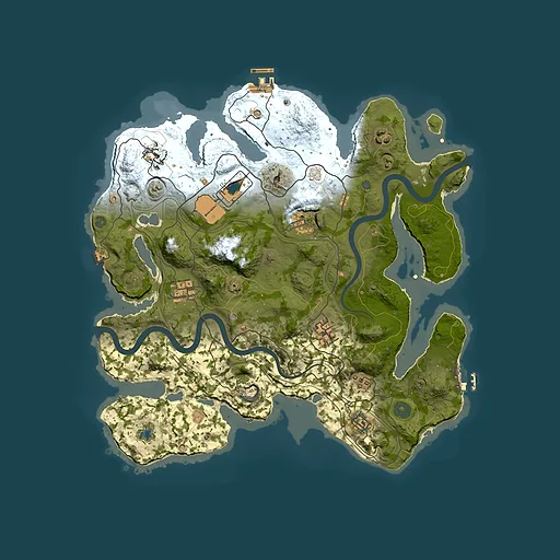 Rust map seed 1321078796, 3750x3750m top-down preview