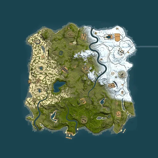 Rust map seed 633913723, 4000x4000m top-down preview