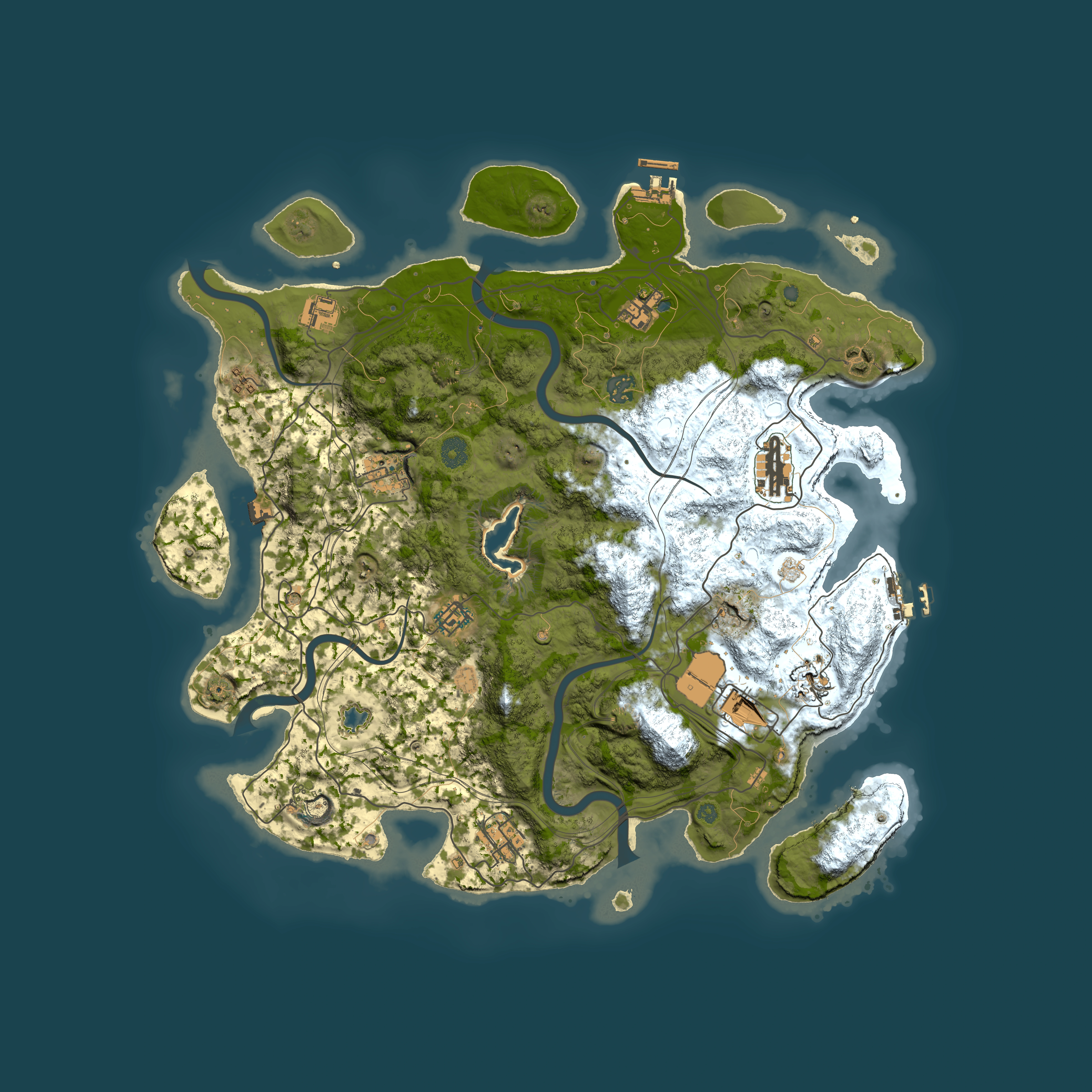 Full top-down render of Rust map seed 933141758, 4250x4250m