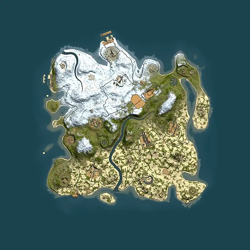 Rust map seed 1703555323, 3500x3500m top-down preview