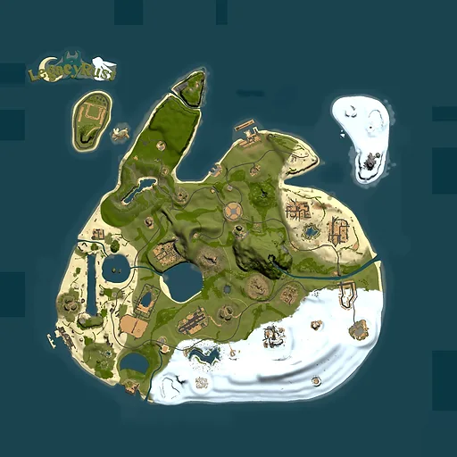 Rust map seed 1337, 4000x4000m top-down preview