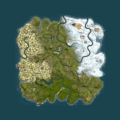 Rust map seed 1619831037, 4500x4500m top-down preview