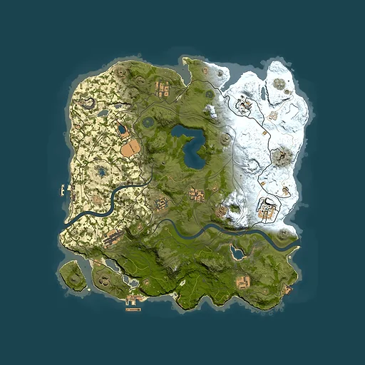 Rust map seed 1807277943, 3750x3750m top-down preview
