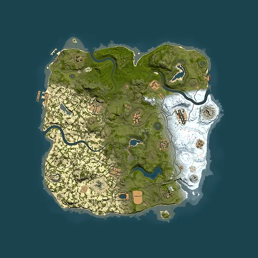 Rust map seed 1999732601, 3750x3750m top-down preview