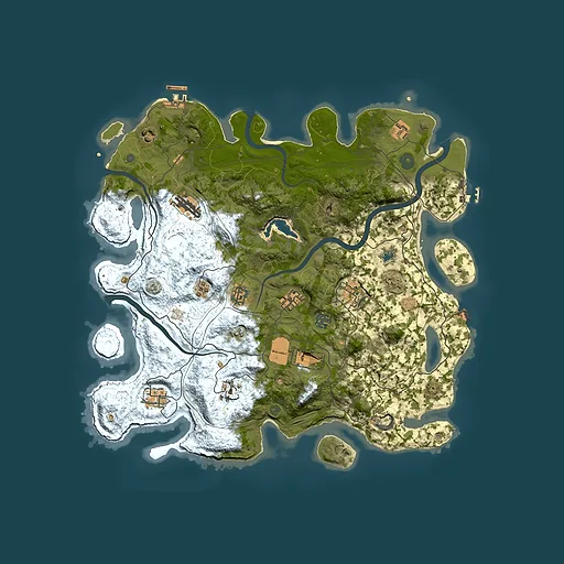 Rust map seed 1948548053, 4250x4250m top-down preview