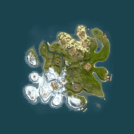 Rust map seed 1024333418, 3000x3000m top-down preview