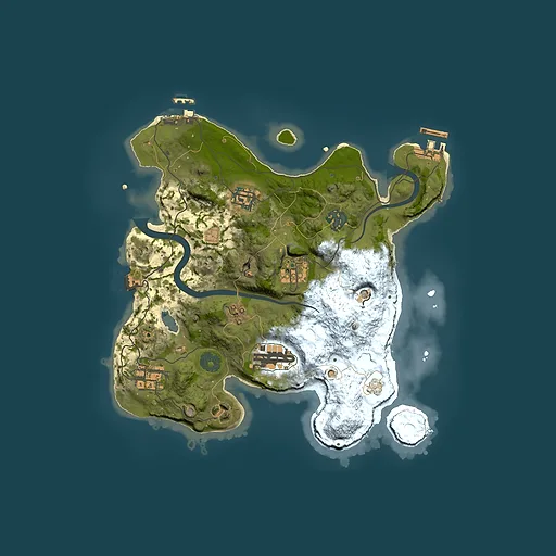 Rust map seed 415109780, 3000x3000m top-down preview
