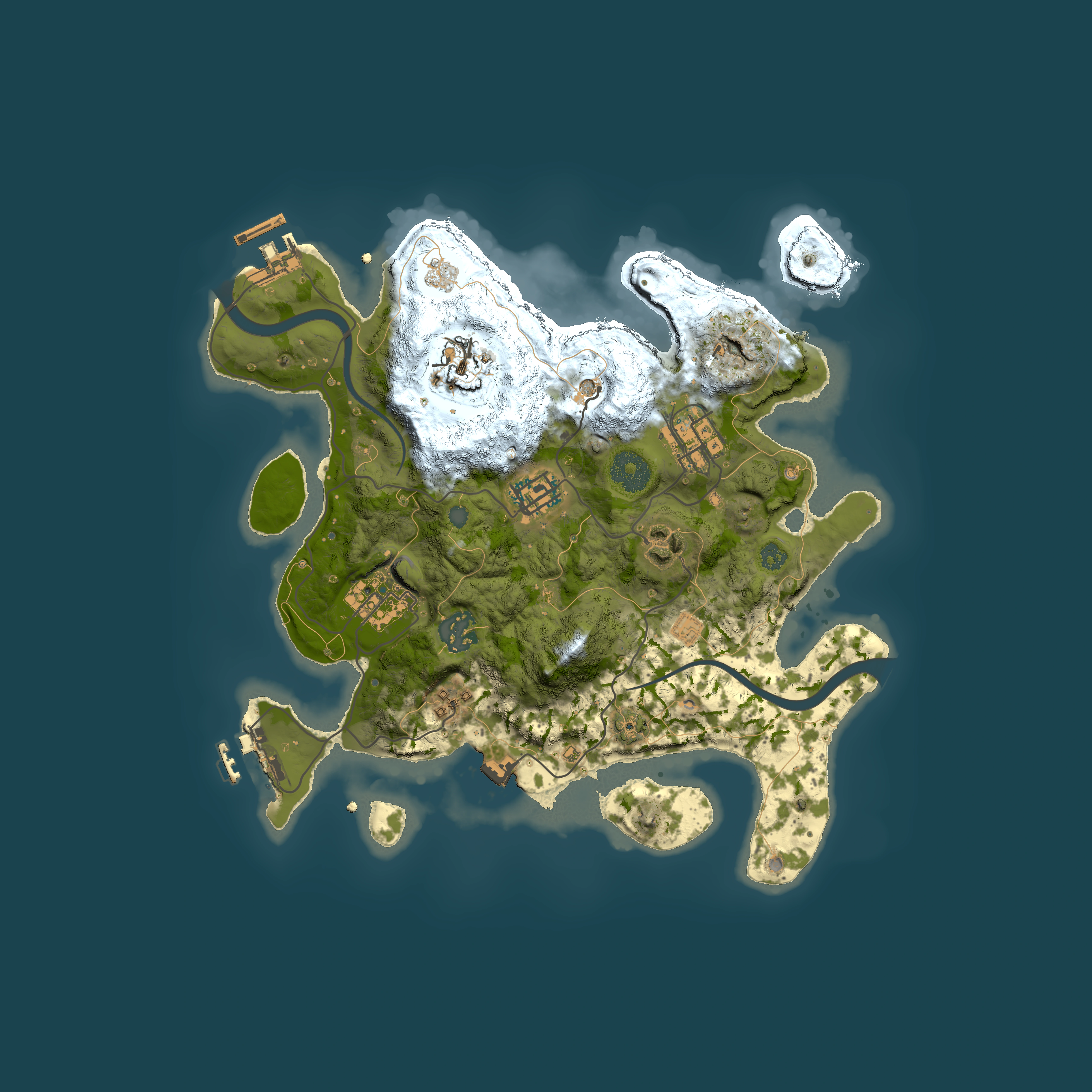 Full top-down render of Rust map seed 1962183905, 3000x3000m