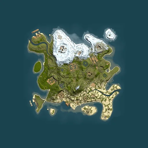 Rust map seed 1962183905, 3000x3000m top-down preview