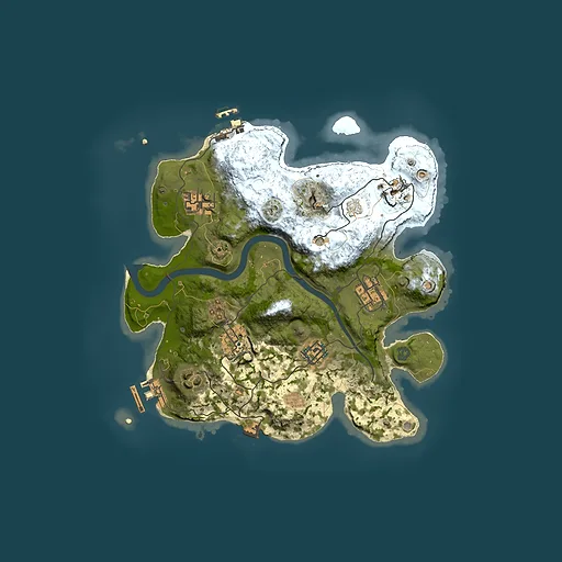Rust map seed 1881350668, 3000x3000m top-down preview