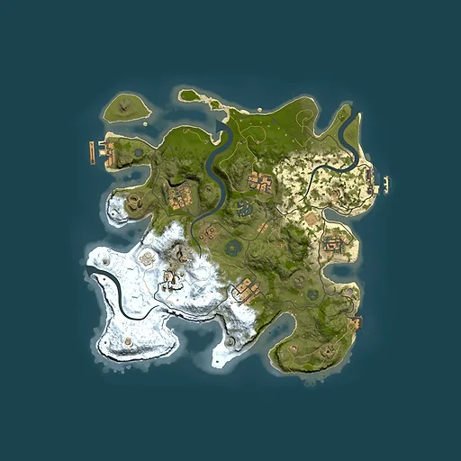 Rust map seed 529669214, 3000x3000m top-down preview