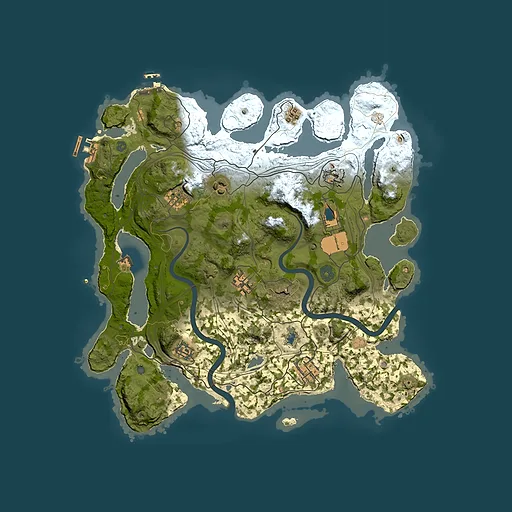 Rust map seed 1646868941, 3750x3750m top-down preview